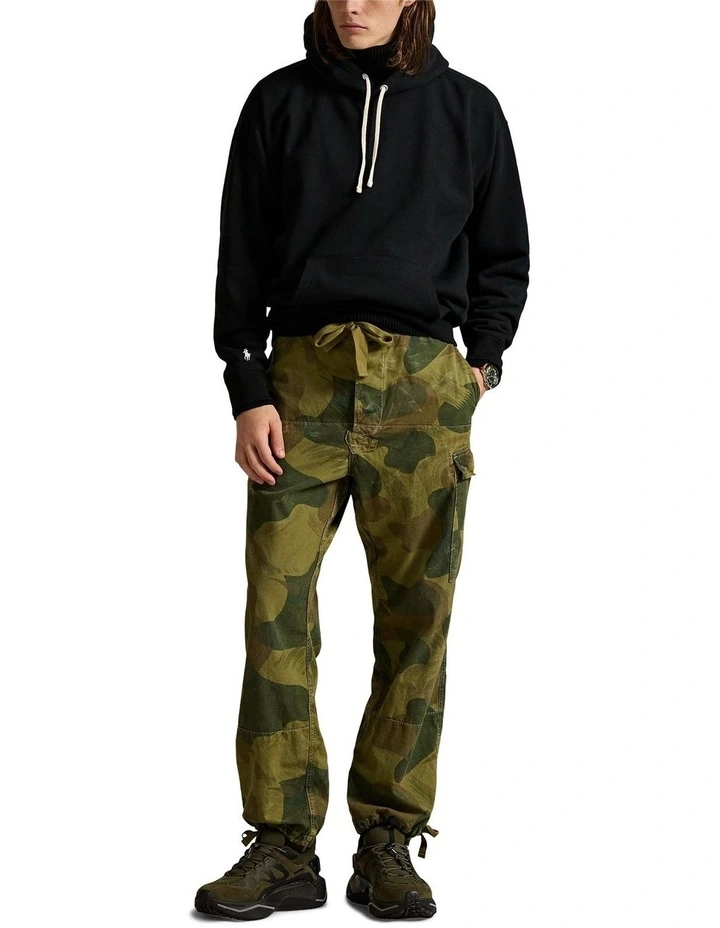 Big Fit Fleece Hoodie in Black image 3