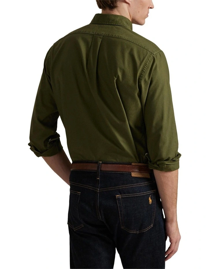 Classic Fit Garment-Dyed Oxford Shirt image 2