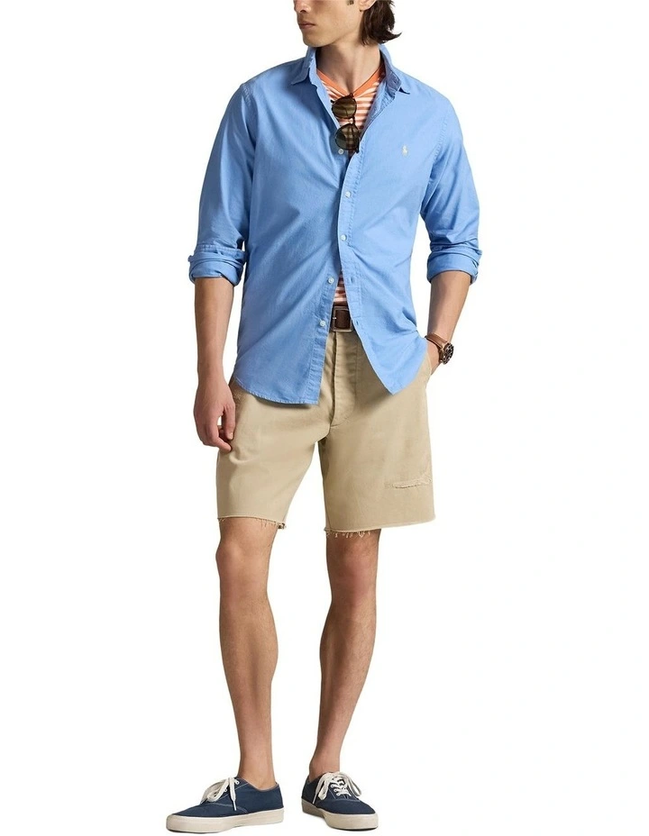 Classic Fit Garment-Dyed Oxford Shirt image 3