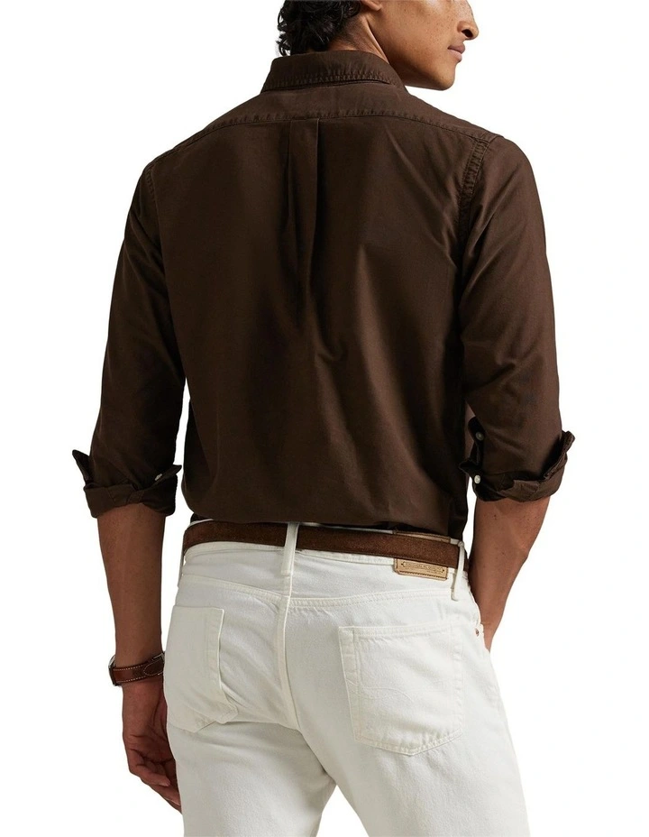 Classic Fit Garment-Dyed Oxford Shirt image 2