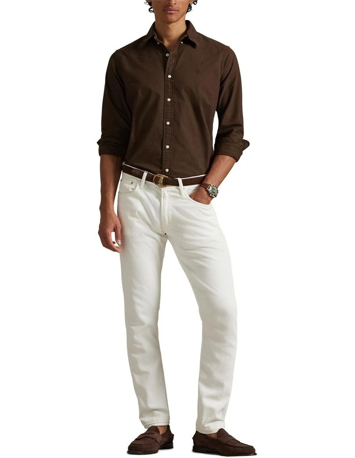 Classic Fit Garment-Dyed Oxford Shirt image 3