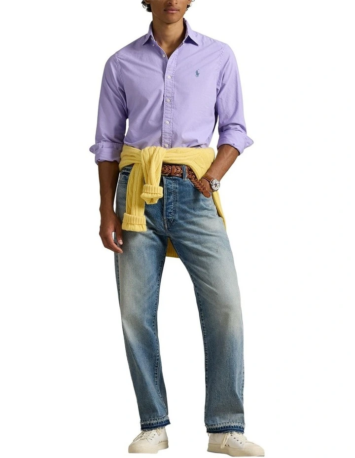 Classic Fit Garment-Dyed Oxford Shirt image 3
