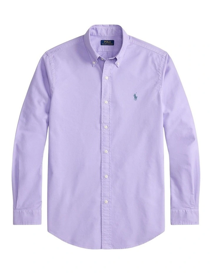 Classic Fit Garment-Dyed Oxford Shirt image 4