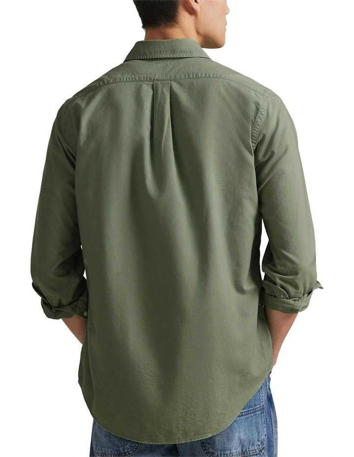 Classic Fit Garment-Dyed Oxford Shirt image 2