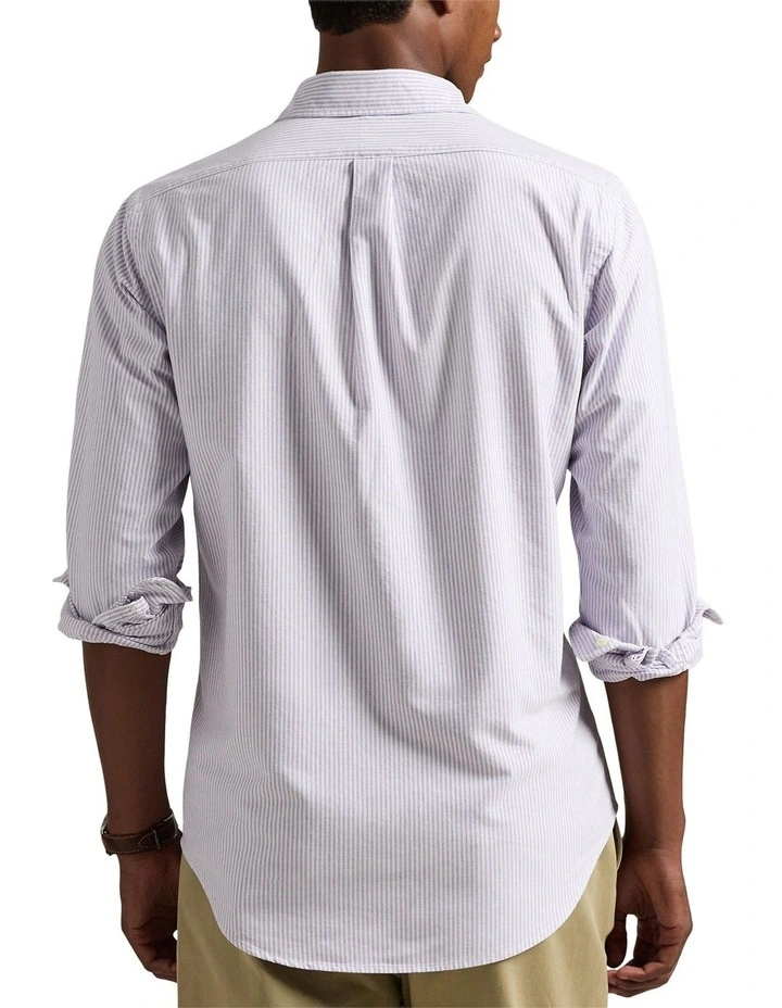 Classic Fit Striped Oxford Shirt image 2