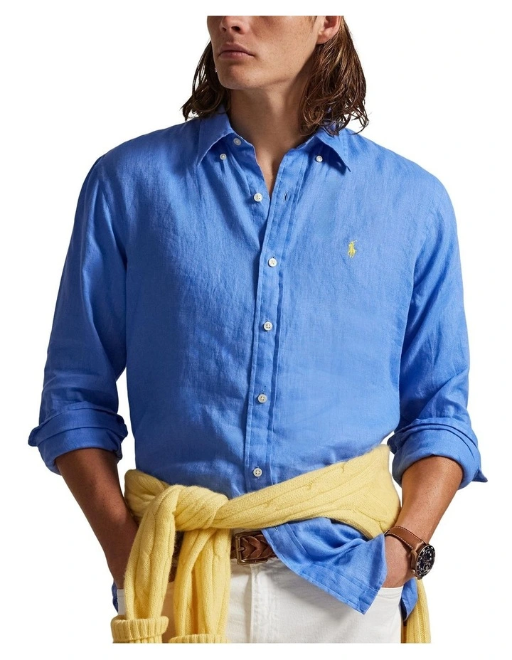 Classic Fit Linen Shirt image 1