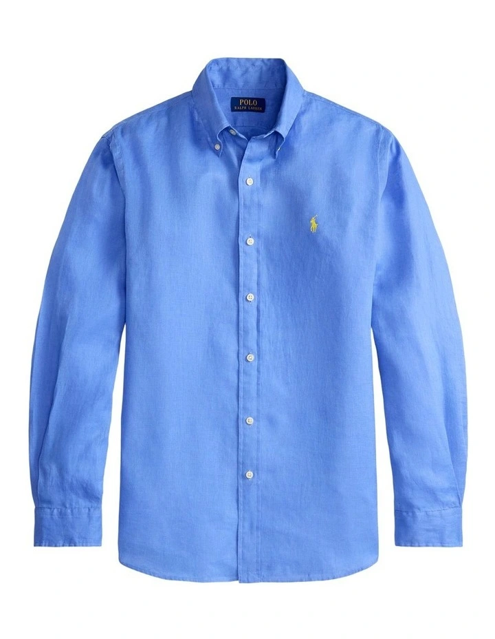 Classic Fit Linen Shirt image 4
