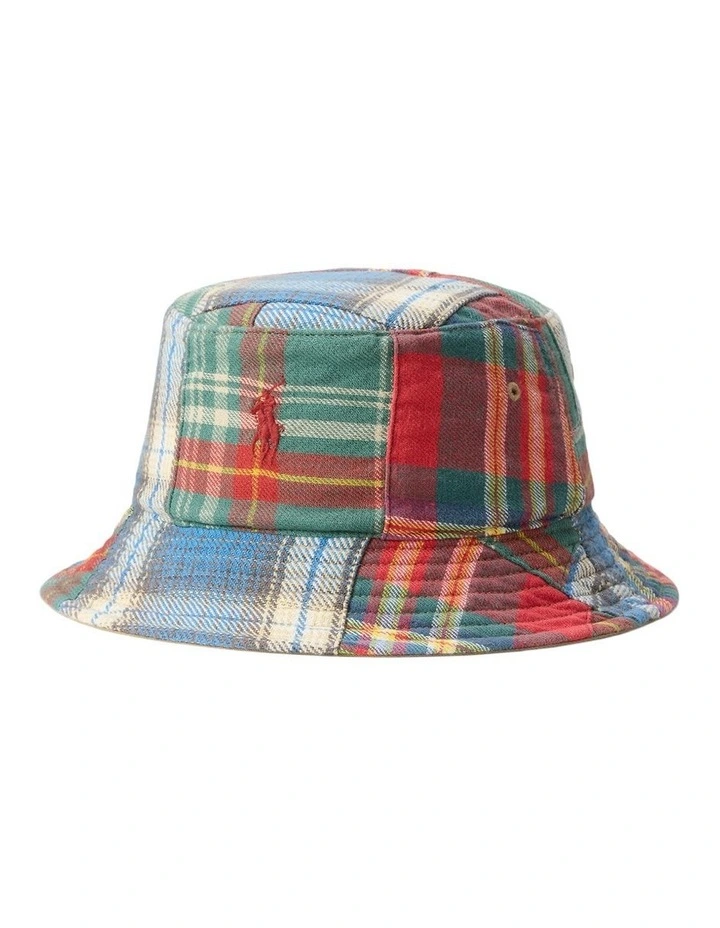 Reversible Twill-Flannel Bucket Hat image 3