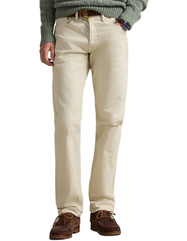 Hampton Straight Jean in White image 1
