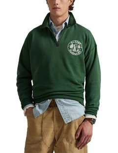 Vintage Fit Quarter-Zip Sweatshirt