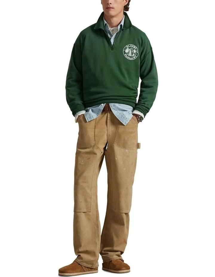 Vintage Fit Quarter-Zip Sweatshirt image 3