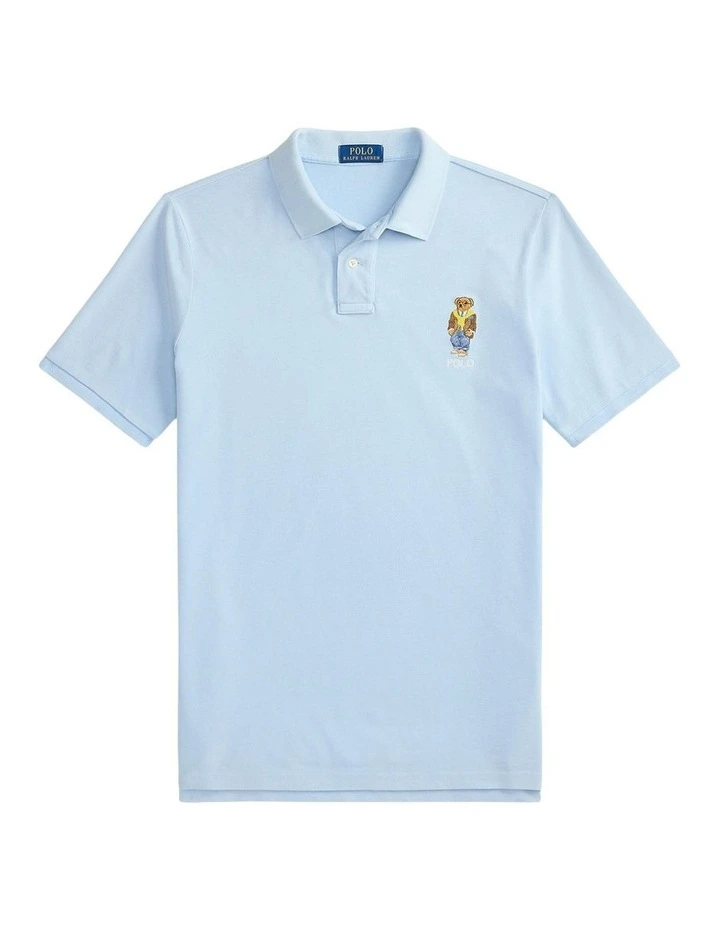 Classic Fit Polo Bear Mesh Polo Shirt image 4