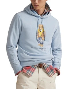 Polo Bear Garment-Dyed Fleece Hoodie