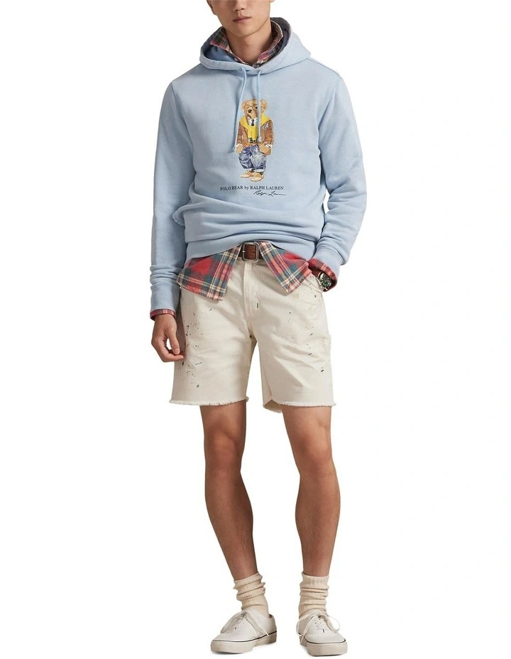 Polo Bear Garment-Dyed Fleece Hoodie image 3