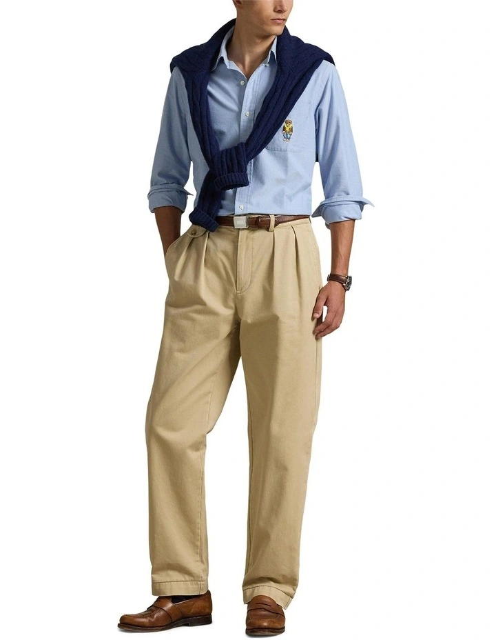 Classic Fit Polo Bear Oxford Shirt image 3