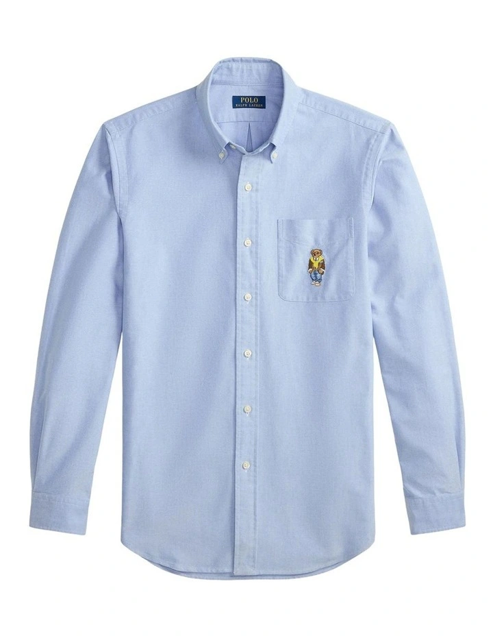 Classic Fit Polo Bear Oxford Shirt image 4