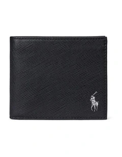Saffiano Leather Billfold Wallet