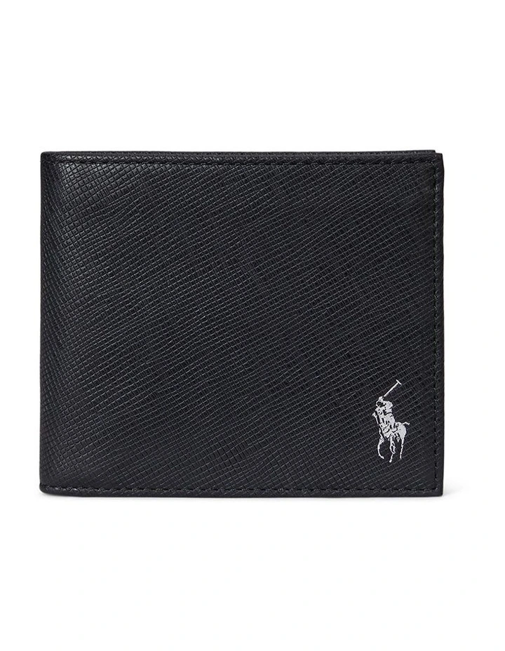 Saffiano Leather Billfold Wallet image 1