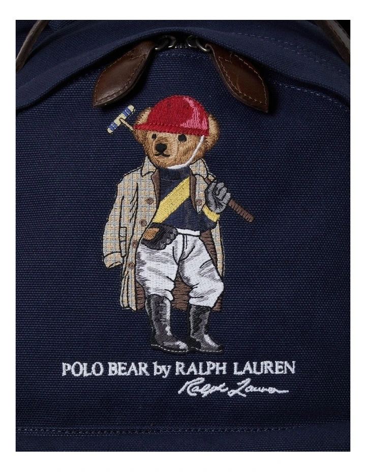Polo Bear Canvas Backpack image 4