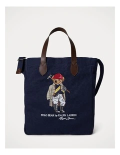 Polo Bear Canvas Shopper Tote