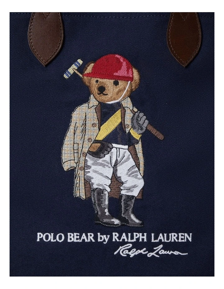 Polo Bear Canvas Shopper Tote image 4