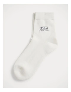 Logo Cotton-Blend Half-Crew Socks