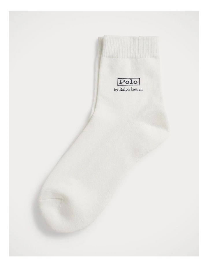 Logo Cotton-Blend Half-Crew Socks image 1