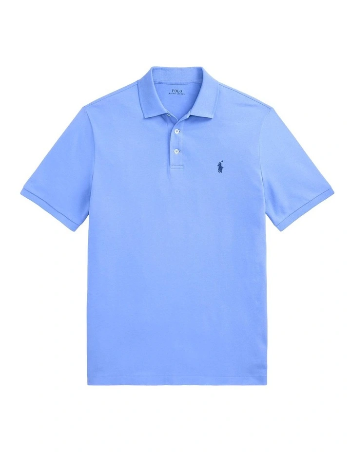 Custom Slim Fit Stretch Mesh Polo Shirt image 4
