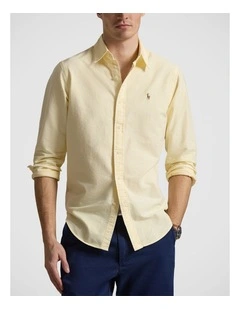 Classic Fit Striped Oxford Shirt