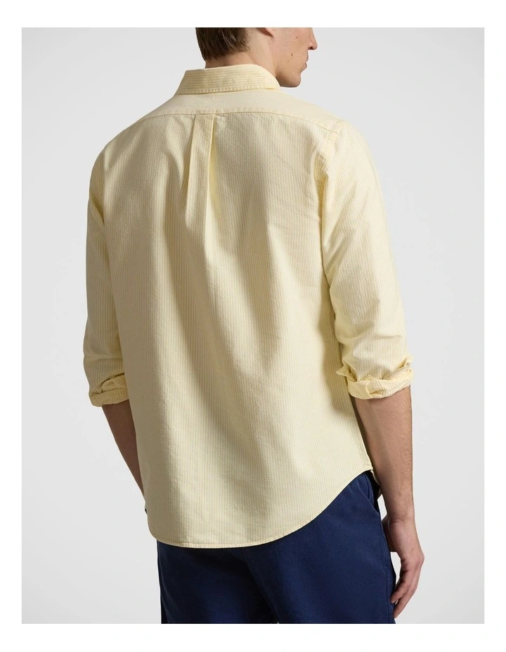 Classic Fit Striped Oxford Shirt image 2