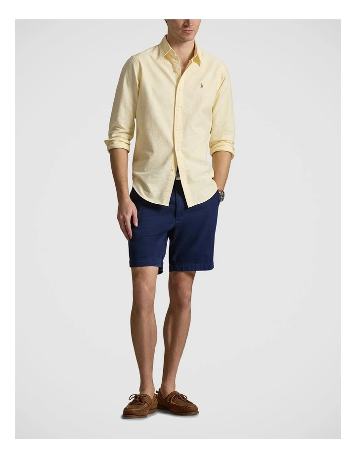 Classic Fit Striped Oxford Shirt image 3