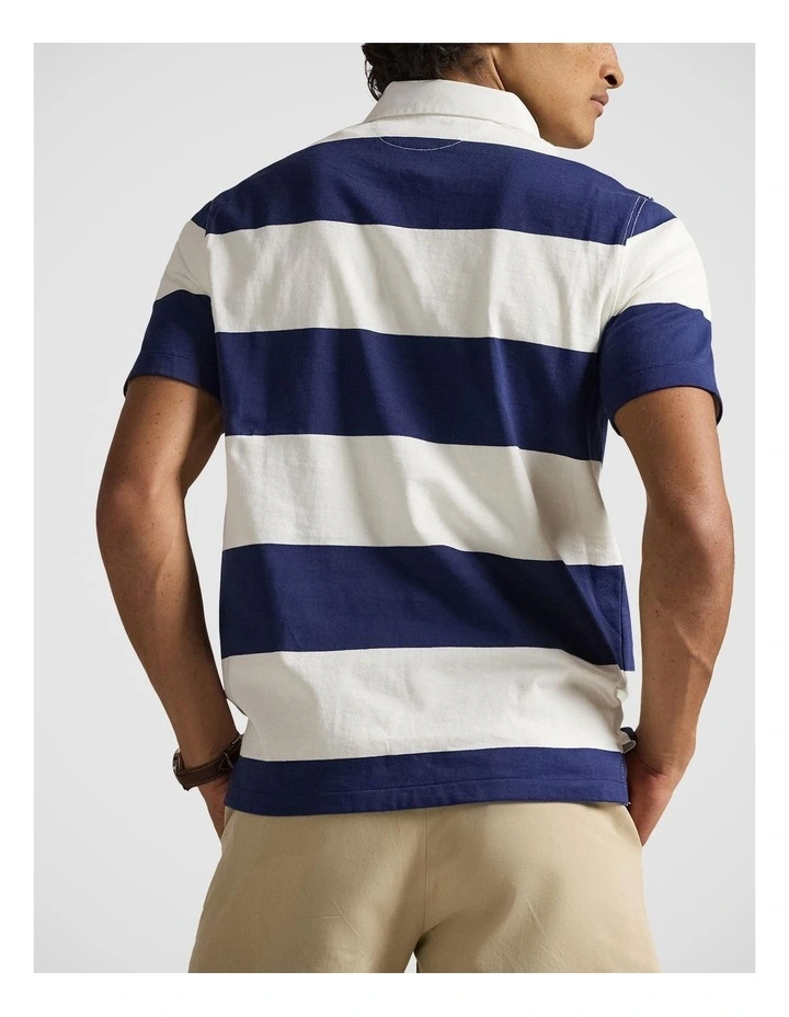 Classic Fit Short-Sleeve Rugby Shirt image 2
