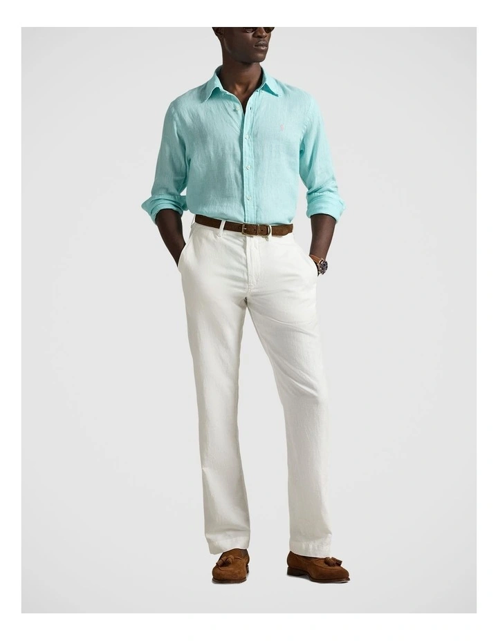 Classic Fit Linen Shirt image 3