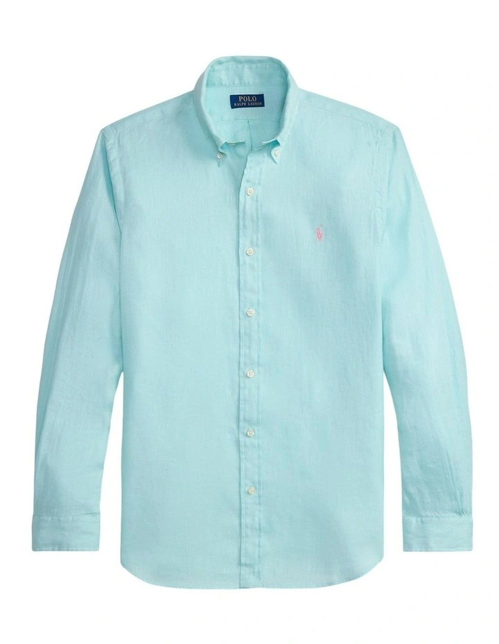 Classic Fit Linen Shirt image 4