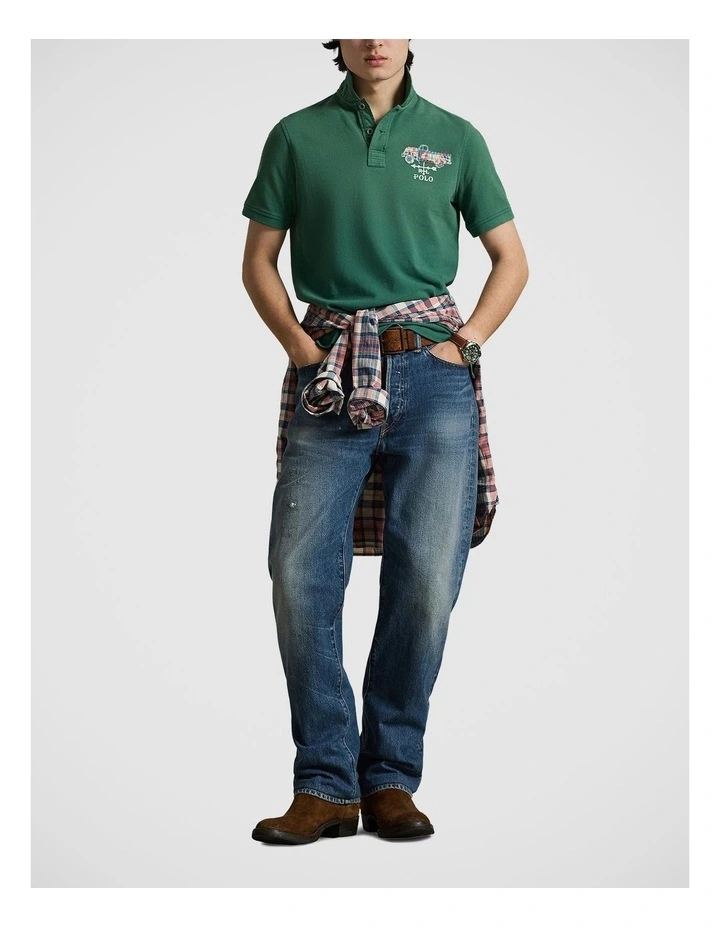 Classic Fit Truck-Appliqued Polo Shirt image 3