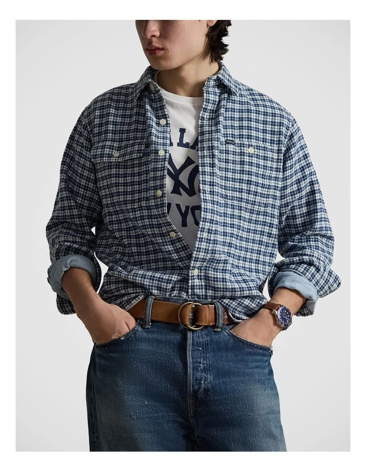 Classic Fit Double-Faced Oxford Shirt image 1