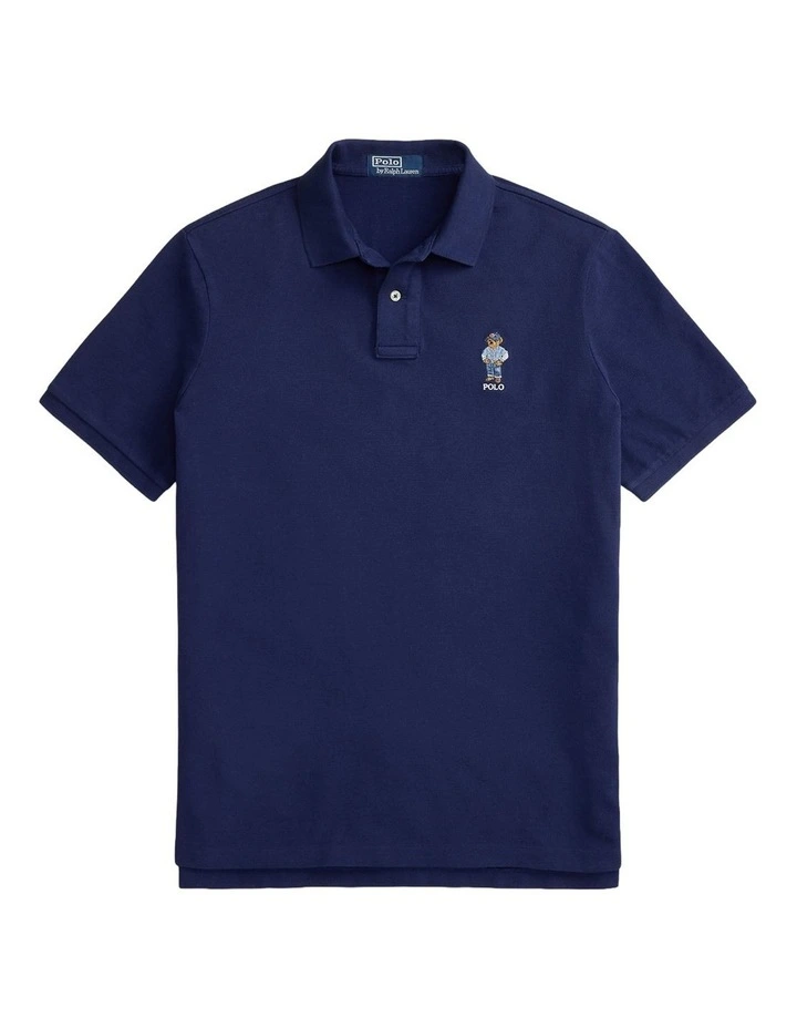 Classic Fit Polo Bear Mesh Polo Shirt image 4