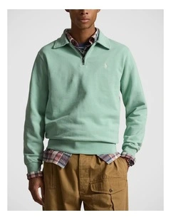 Loopback Fleece Quarter-Zip Sweatshirt