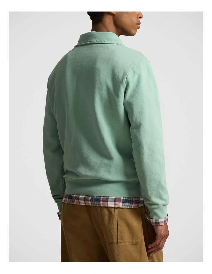 Loopback Fleece Quarter-Zip Sweatshirt image 2
