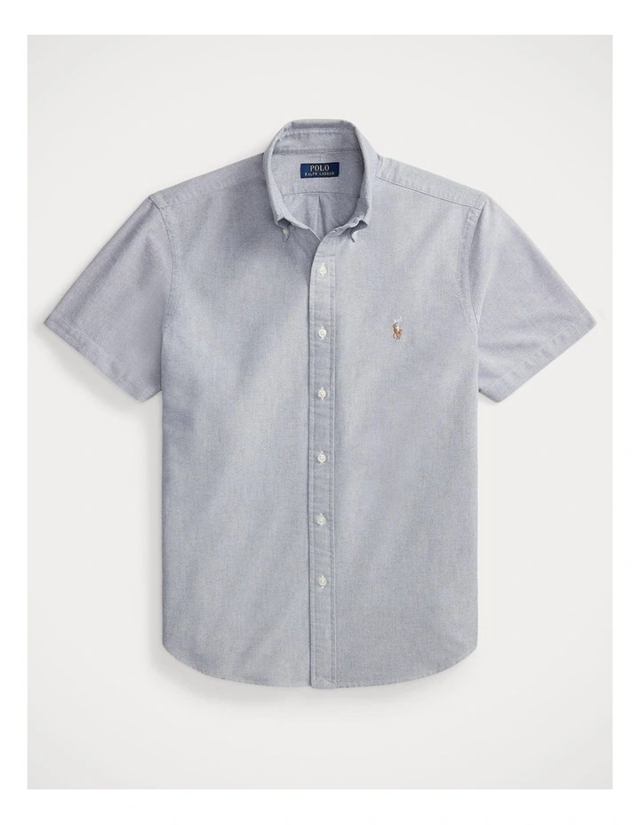 Classic Fit Plaid Oxford Shirt image 4