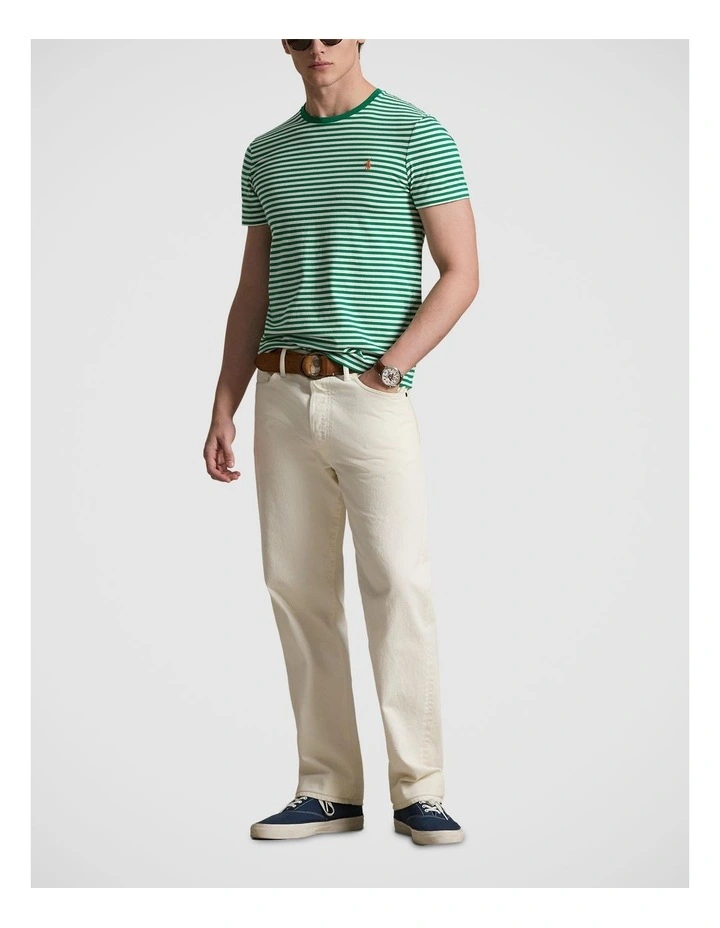 Custom Slim Fit Striped Jersey T-Shirt image 3