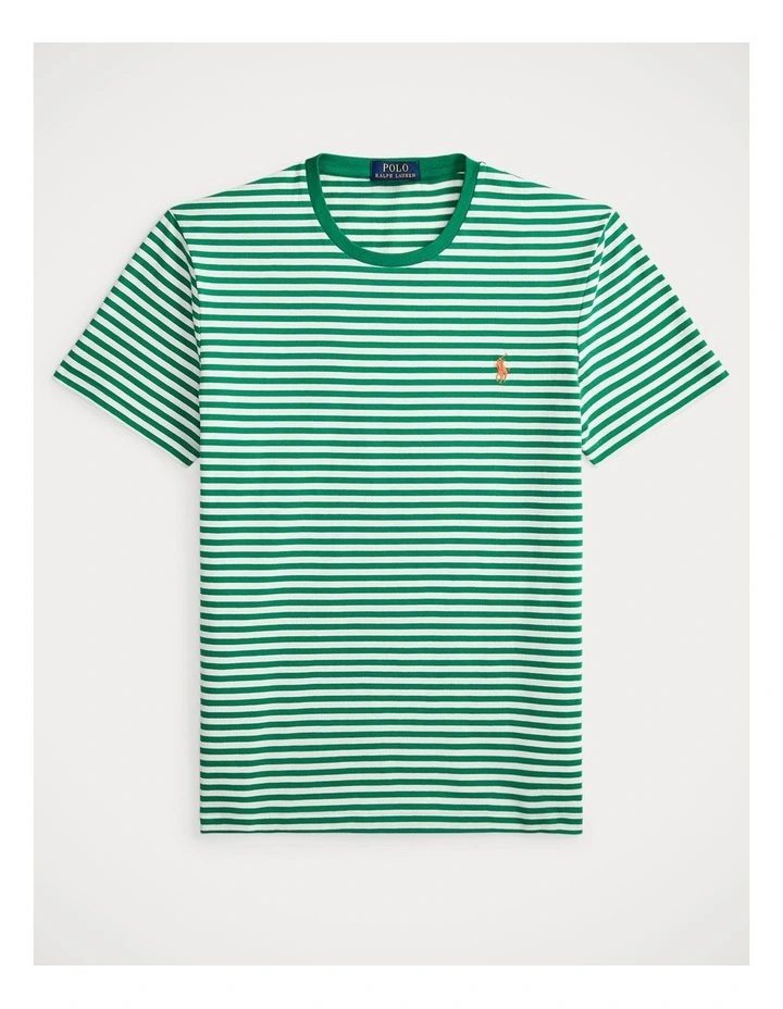Custom Slim Fit Striped Jersey T-Shirt image 4