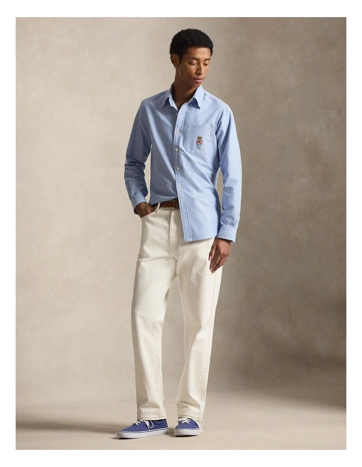 Classic Fit Polo Bear Oxford Shirt image 3