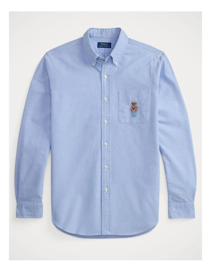 Classic Fit Polo Bear Oxford Shirt image 4