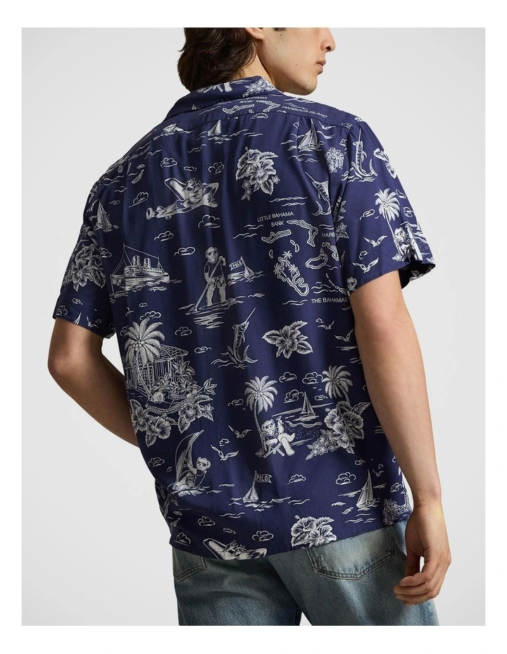 Classic Fit Polo Bear Camp Shirt image 2
