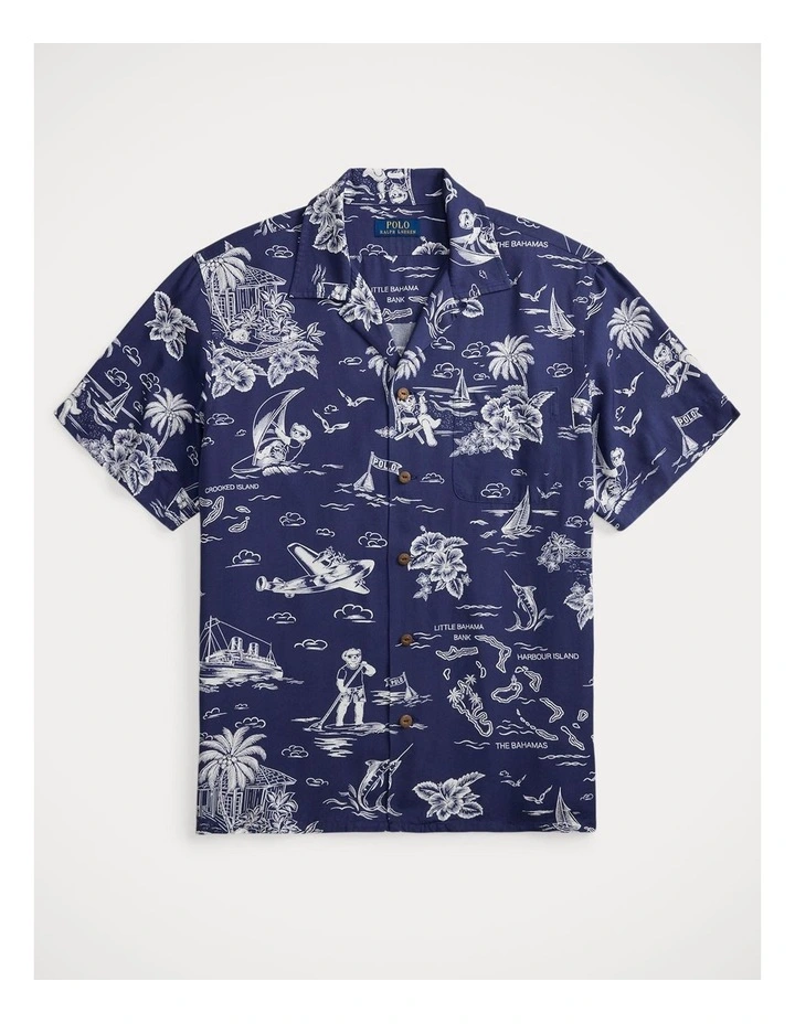 Classic Fit Polo Bear Camp Shirt image 4