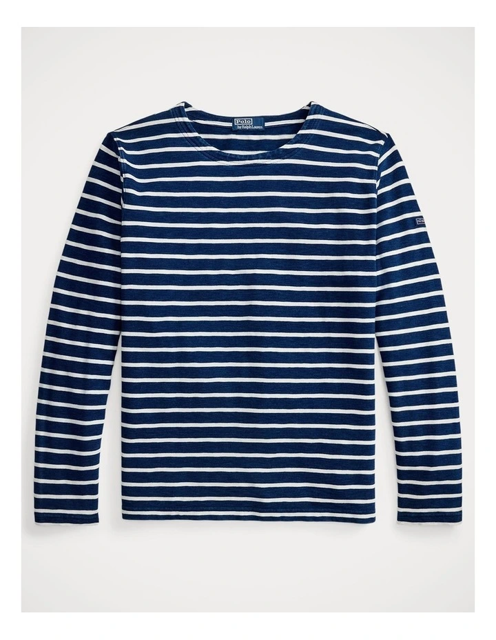 Classic Fit Striped Jersey T-Shirt image 4