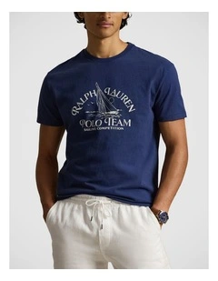 Classic Fit Jersey Graphic T-Shirt