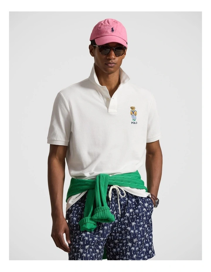 Custom Slim Fit Polo Bear Mesh Polo image 1