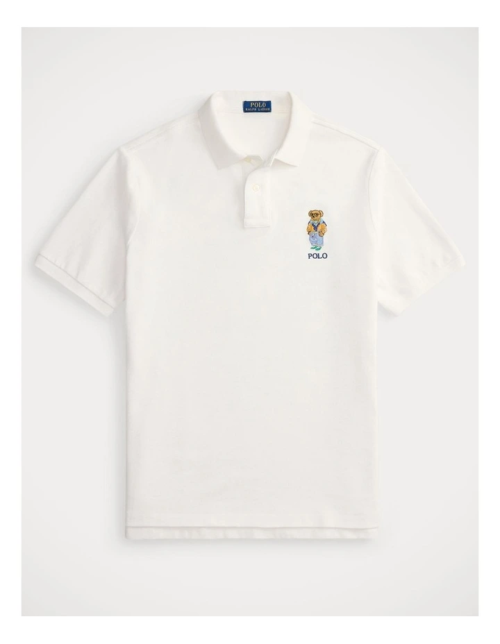 Custom Slim Fit Polo Bear Mesh Polo image 4